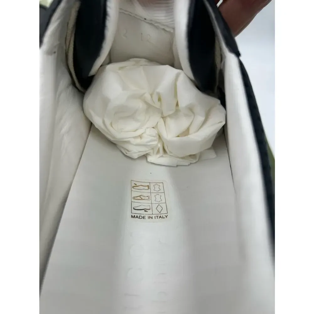 Men's Gucci GG embossed Leather sneakers size 12 made in Italy